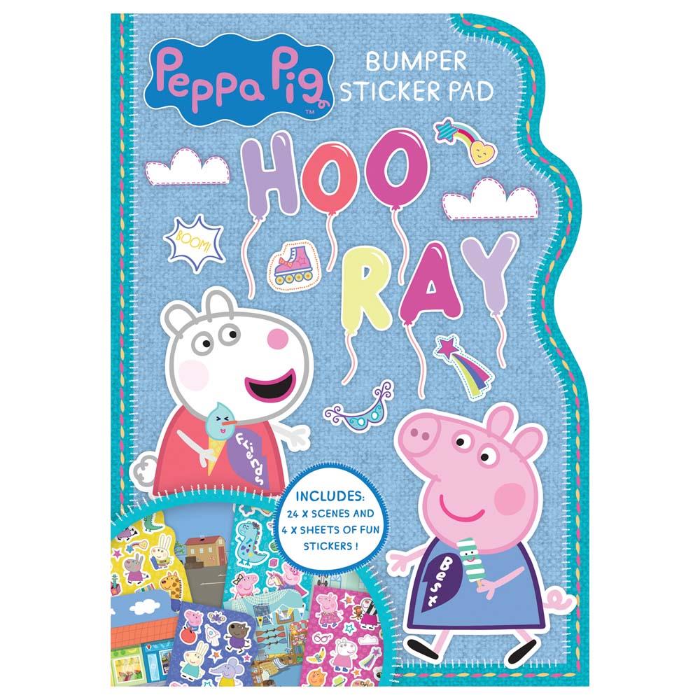 Peppa Pig Bumper Sticker Pad - Stickers Fun-filled Activities Colourful Characters Creative Playtime