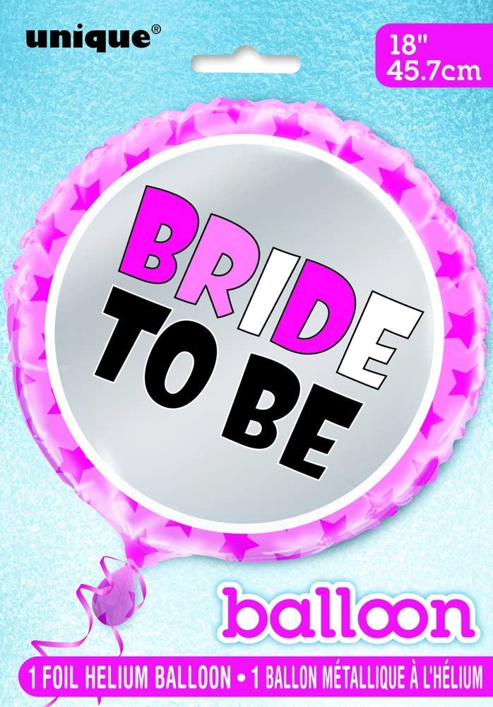 Bride To Be Pink 18" Round Foil Balloon