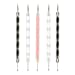 Ditzy Doll Nail Dotting Manicure Pens 5 Pack - Nail Art Tools for Creating Intricate Designs and Patterns