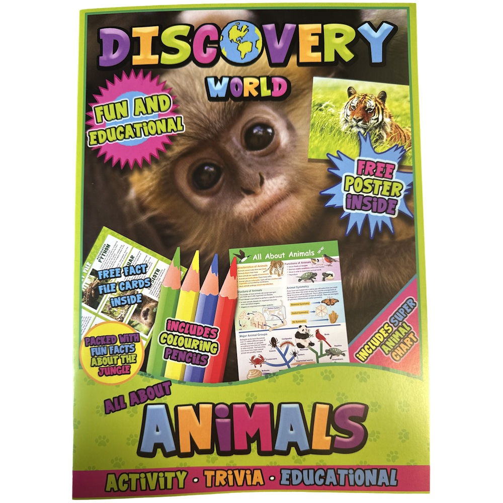 Discovery World Animals Activity Pack