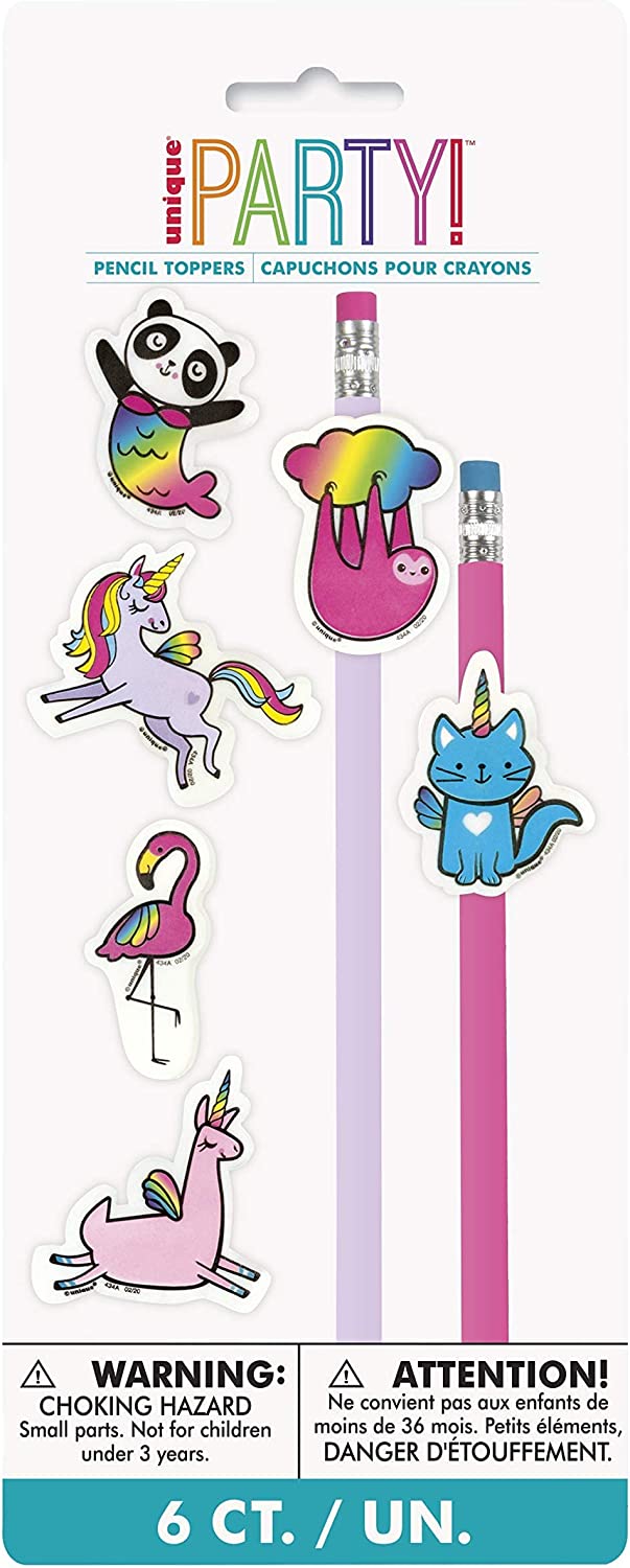 6 Animal Pencil Toppers