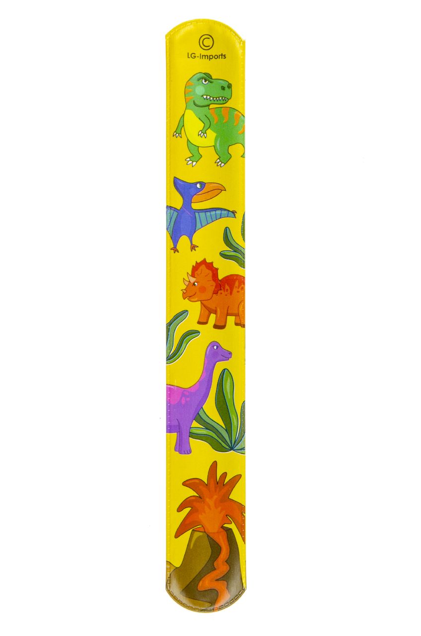 6 Dinosaur Slap Bracelets