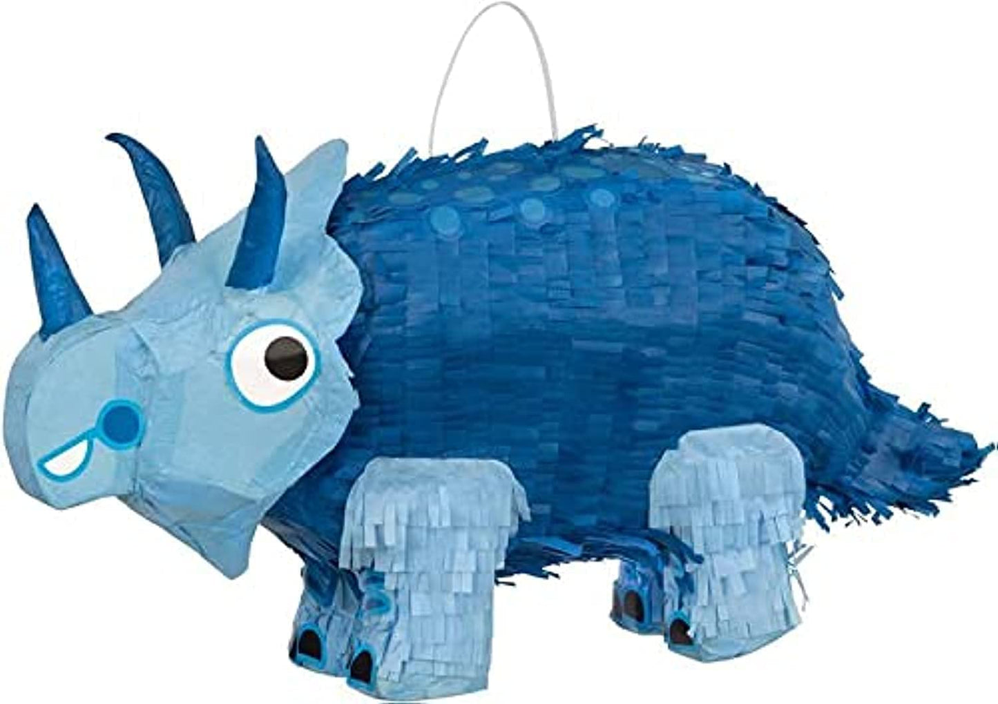Blue Triceratops Dinosaur 3D Pinata
