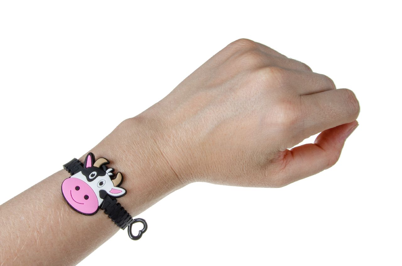 6 Adjustable Farm Rubber Bracelets