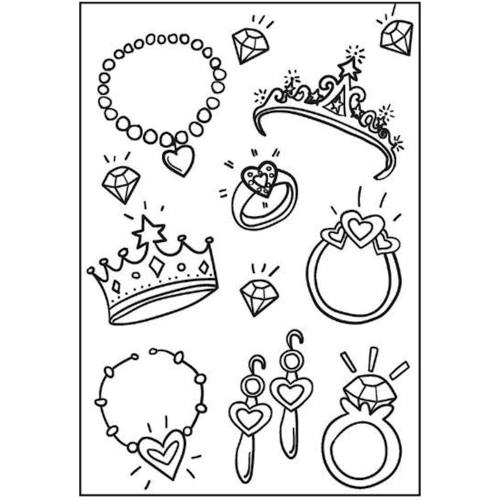 A4 Colouring Fun For Girls Colouring Book - Whimsical Designs Fairy-Tale Themes High Quality Paper