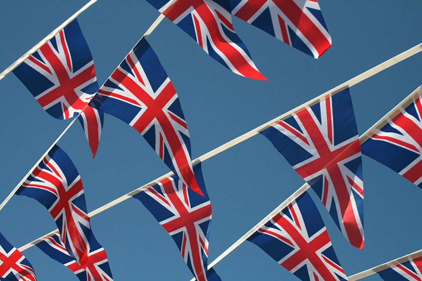 Union Jack 7m Triangle Flag Bunting