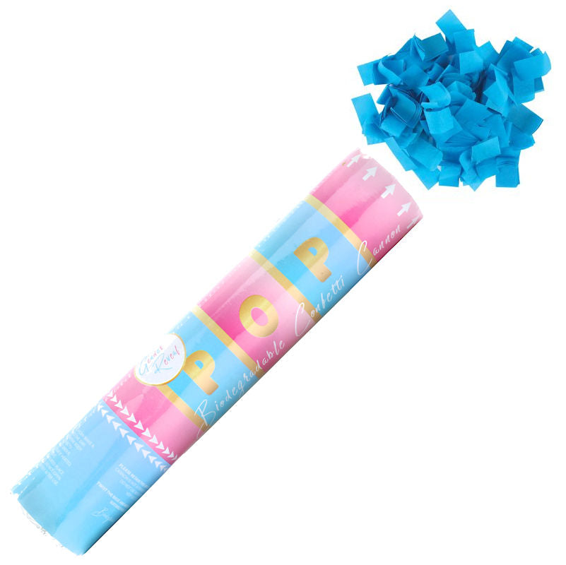 Blue Gender Reveal Confetti Cannon 20cm