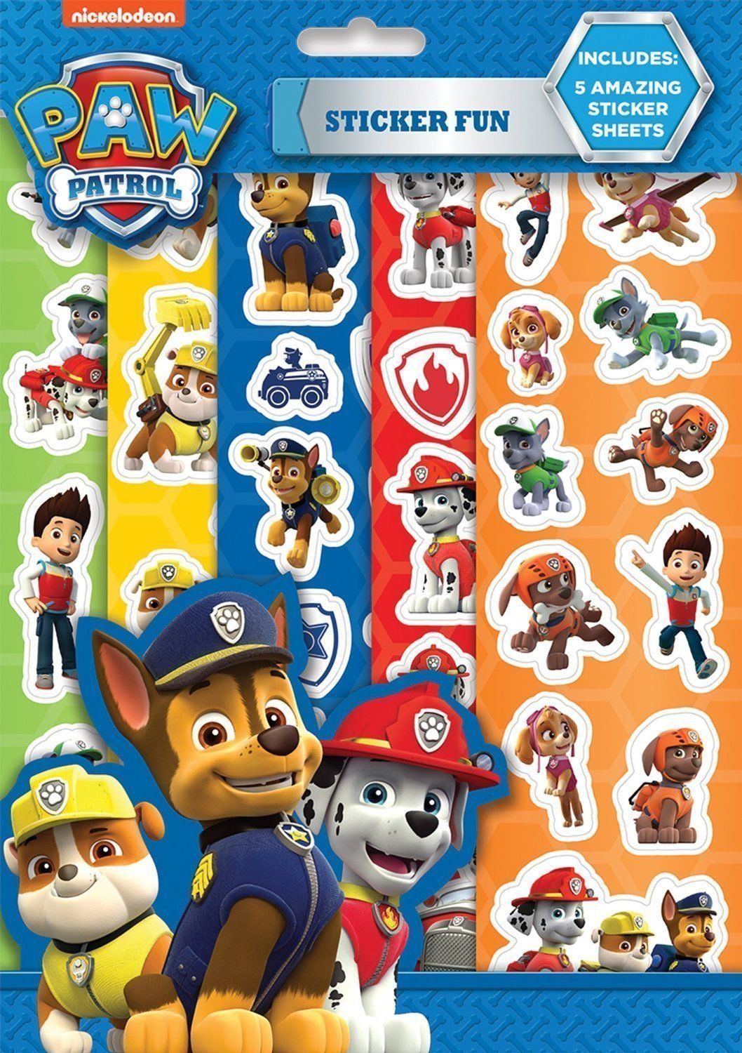 Blue Paw Patrol Sticker Sheets