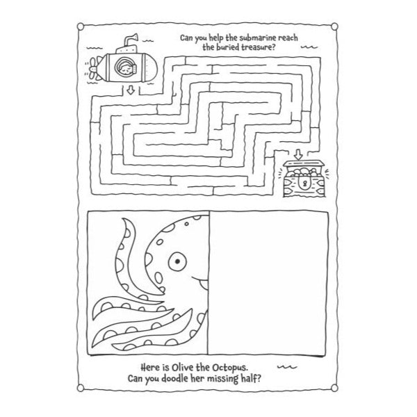 A4 My Fun Activity Book - 32 Pages Activities Engaging Puzzles High Quality
