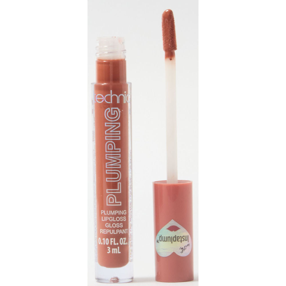 Technic Cosmetics Plumping Lipgloss - Pumpkin Pie Hydrating Volumizing High Shine Long-Lasting Finish
