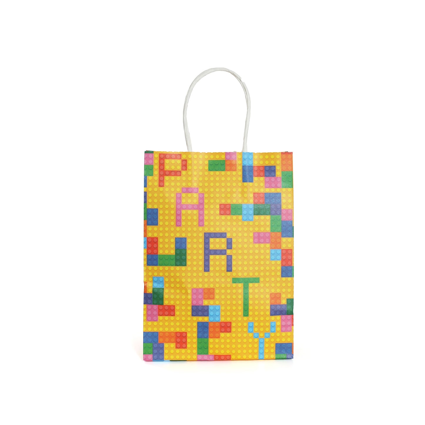 6 Building Block Paper Party Bags