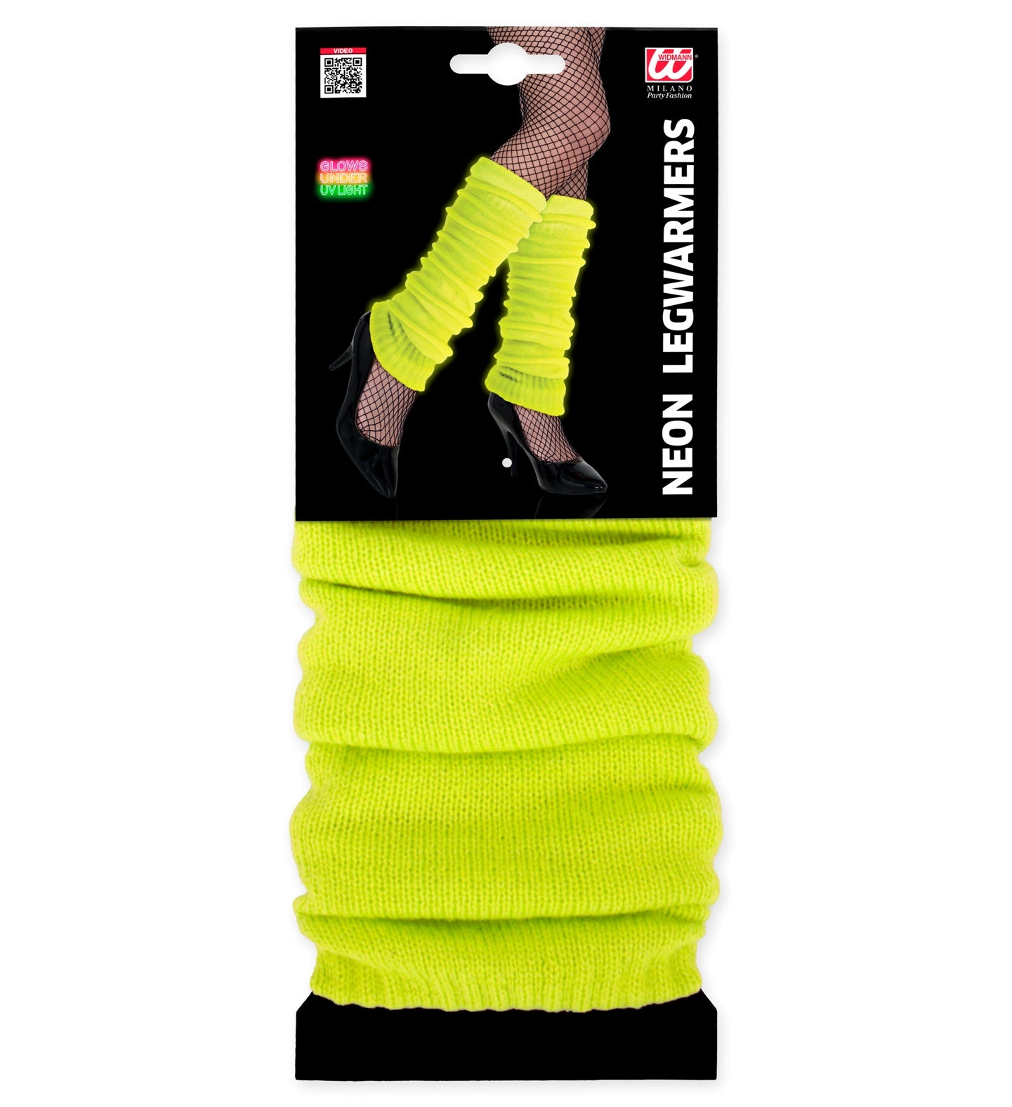 Pair of Neon Yellow Legwarmers
