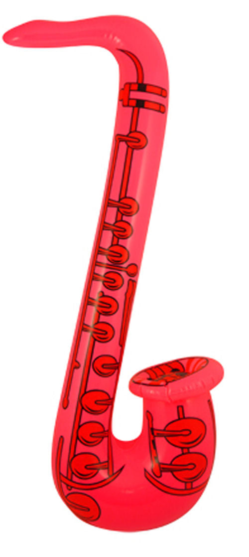 Inflatable Pink Saxophone