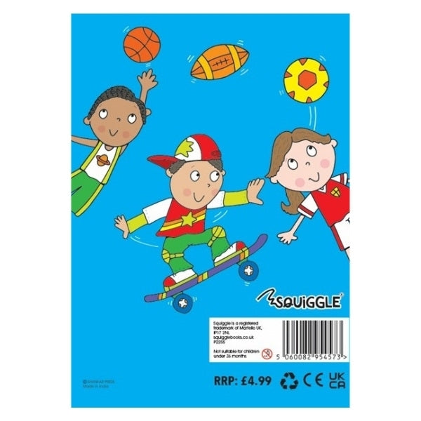 A4 Super Cool Sports Colouring Book - Sports Athletes High Quality Sports Fan