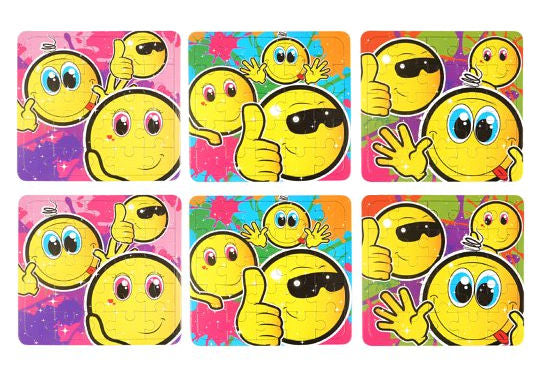 6 Happy Face Jigsaw Puzzles