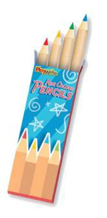 6 Half Size 4 Colour Pencils