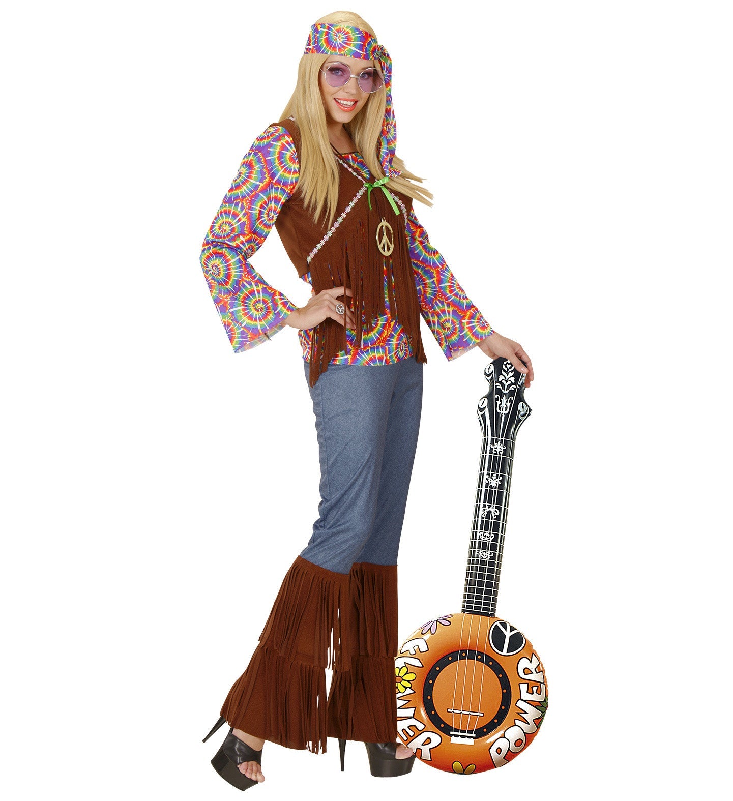 Inflatable Orange Banjo - 100cm