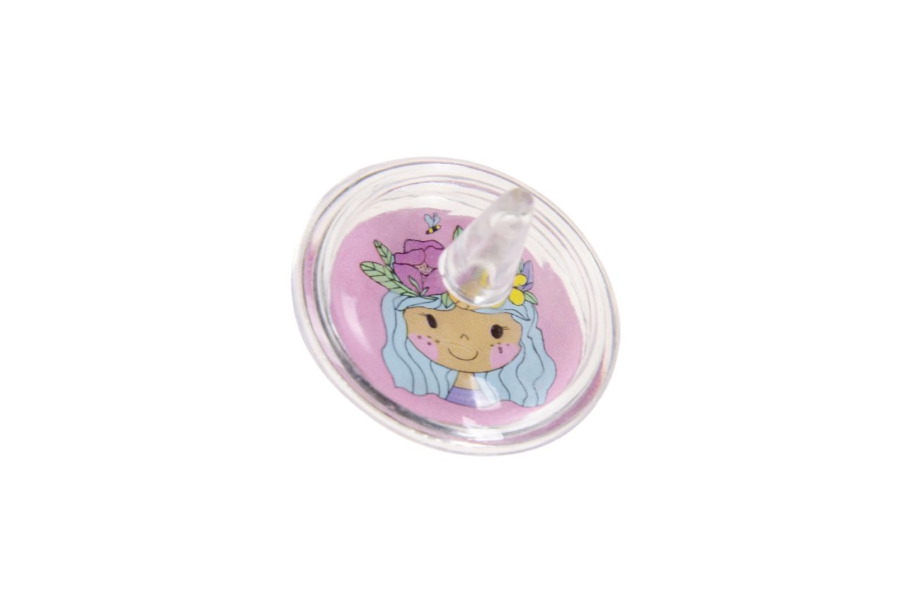 12 Princess Spinning Tops