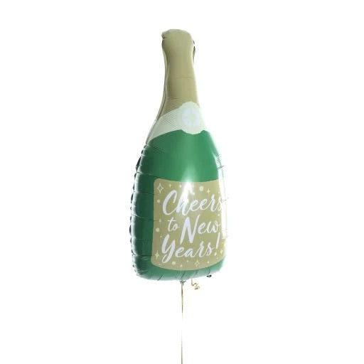New Year Champagne Bottle 22" Foil Balloon