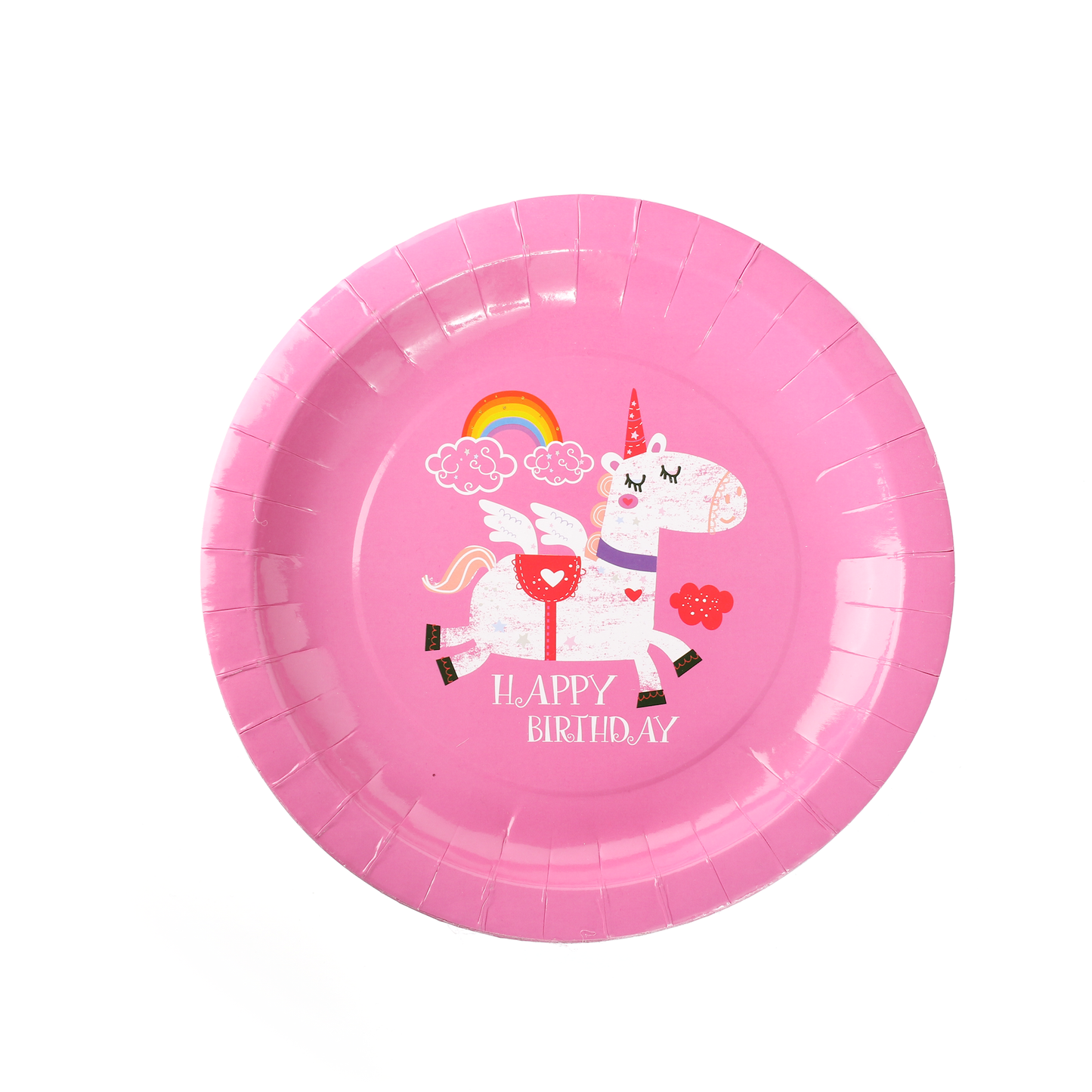 16 Unicorn Paper 9" Party Plates