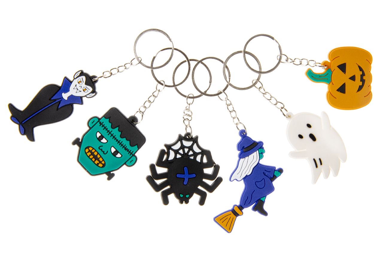 6 Halloween Keychains