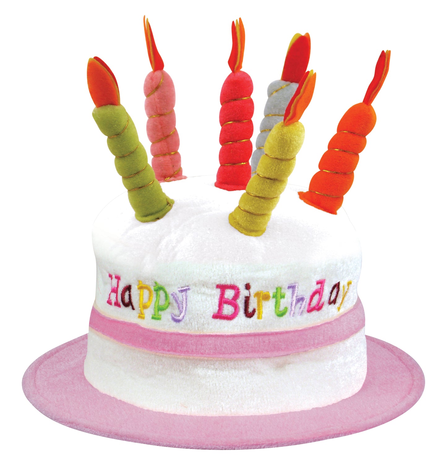 Adult Pink Birthday Cake Hat