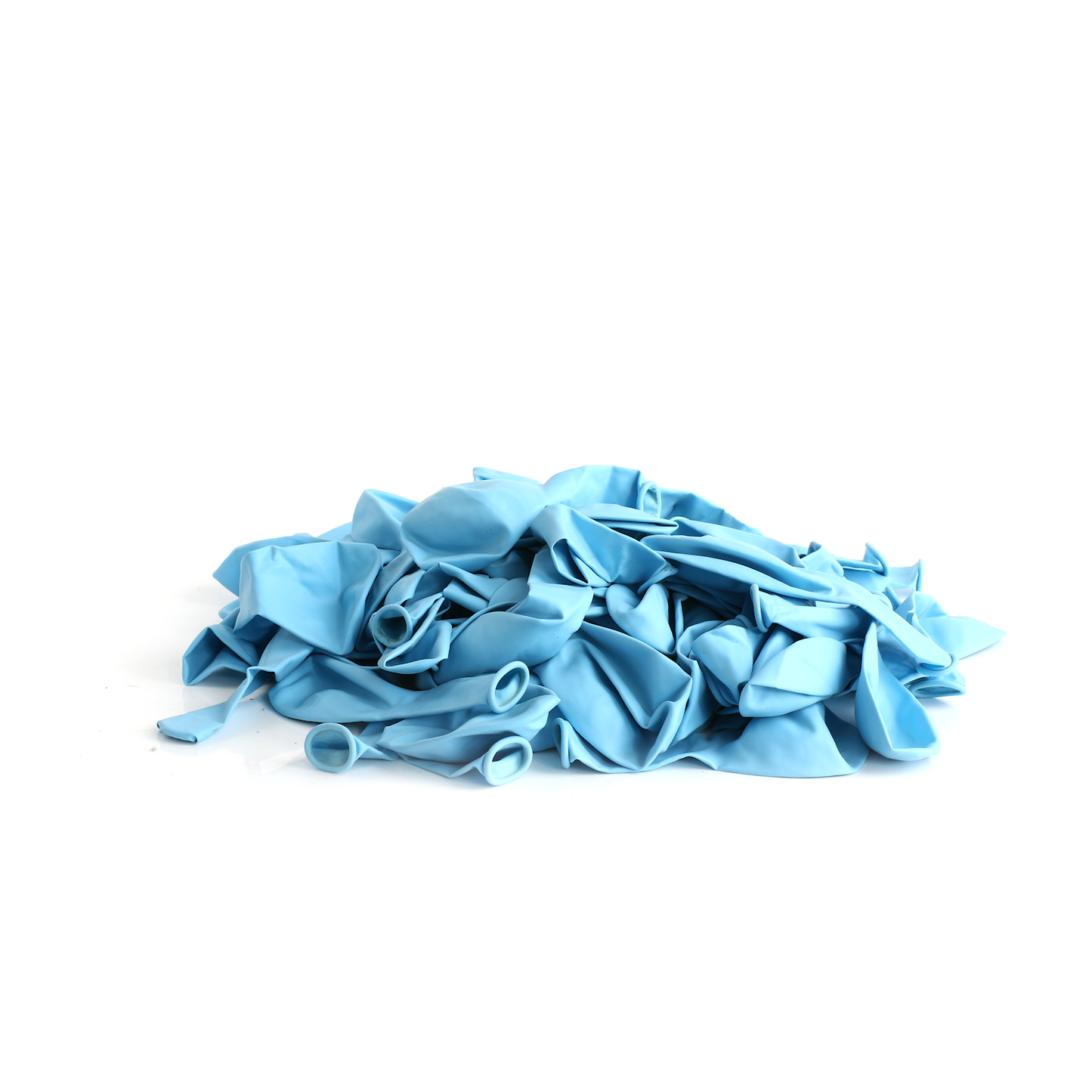 100 Pearlised Baby Blue 7" Latex Balloons