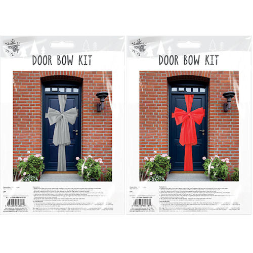 Christmas Festive Door Bow Kit - 2 Pack