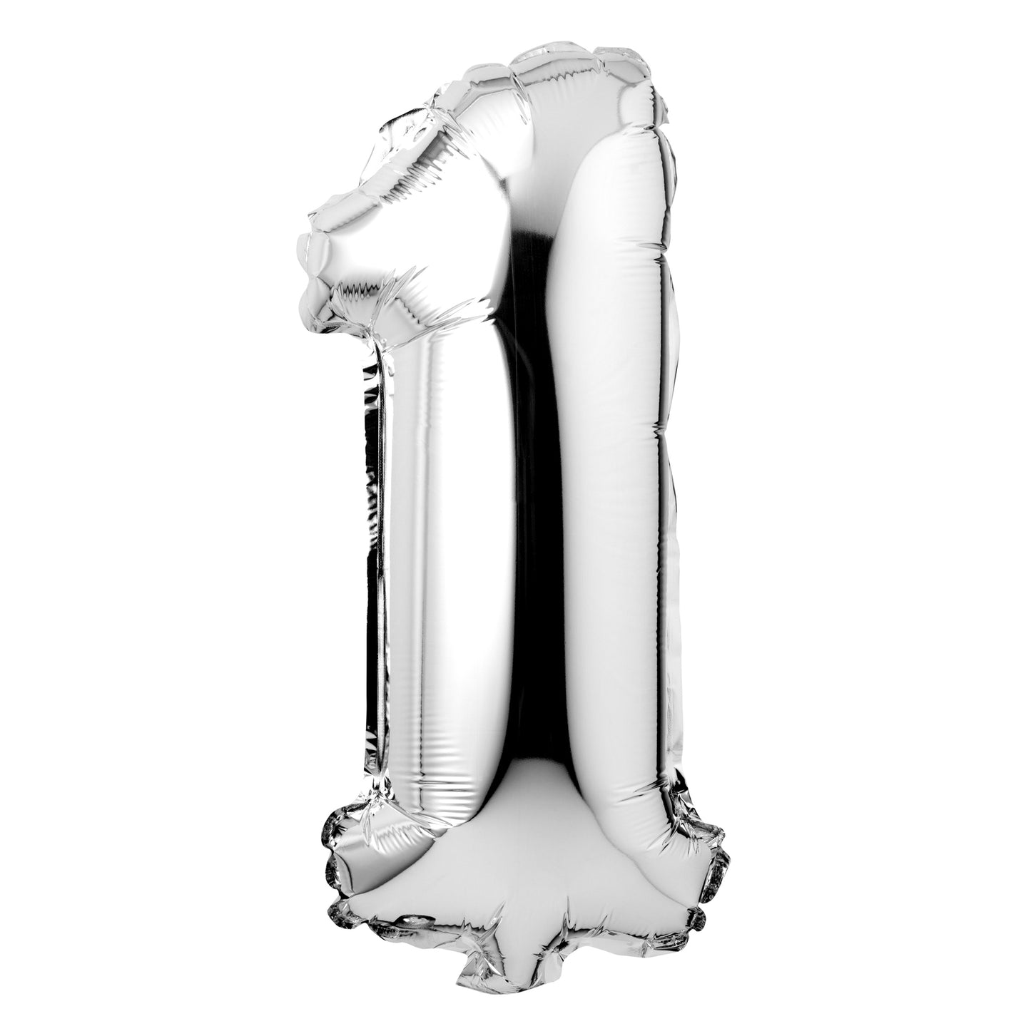 Large Silver Foil "Number 1" Balloon