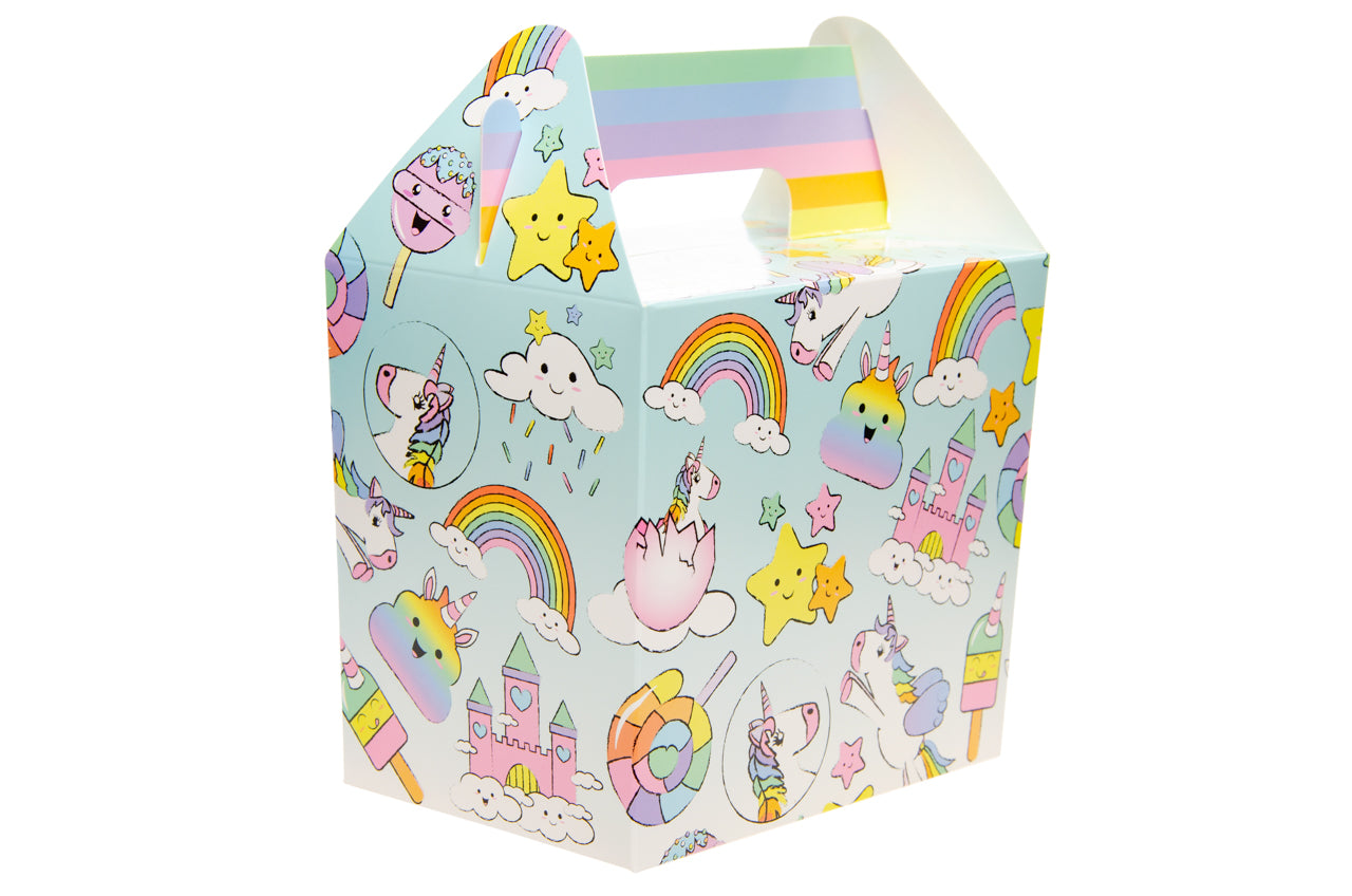 6 Unicorn Party Food Lunch Boxes