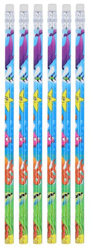 6 Sealife Pencils