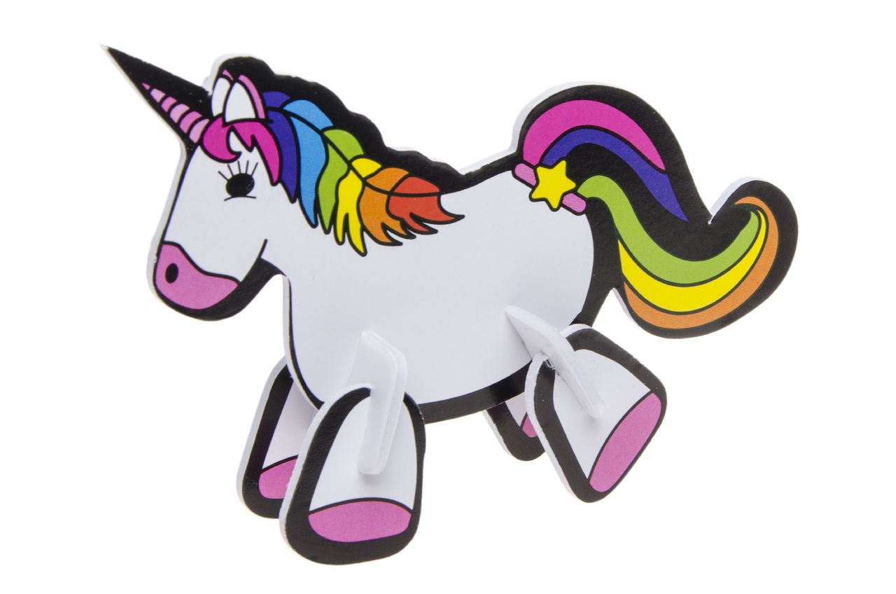 6 Unicorn 3D Puzzle Kits
