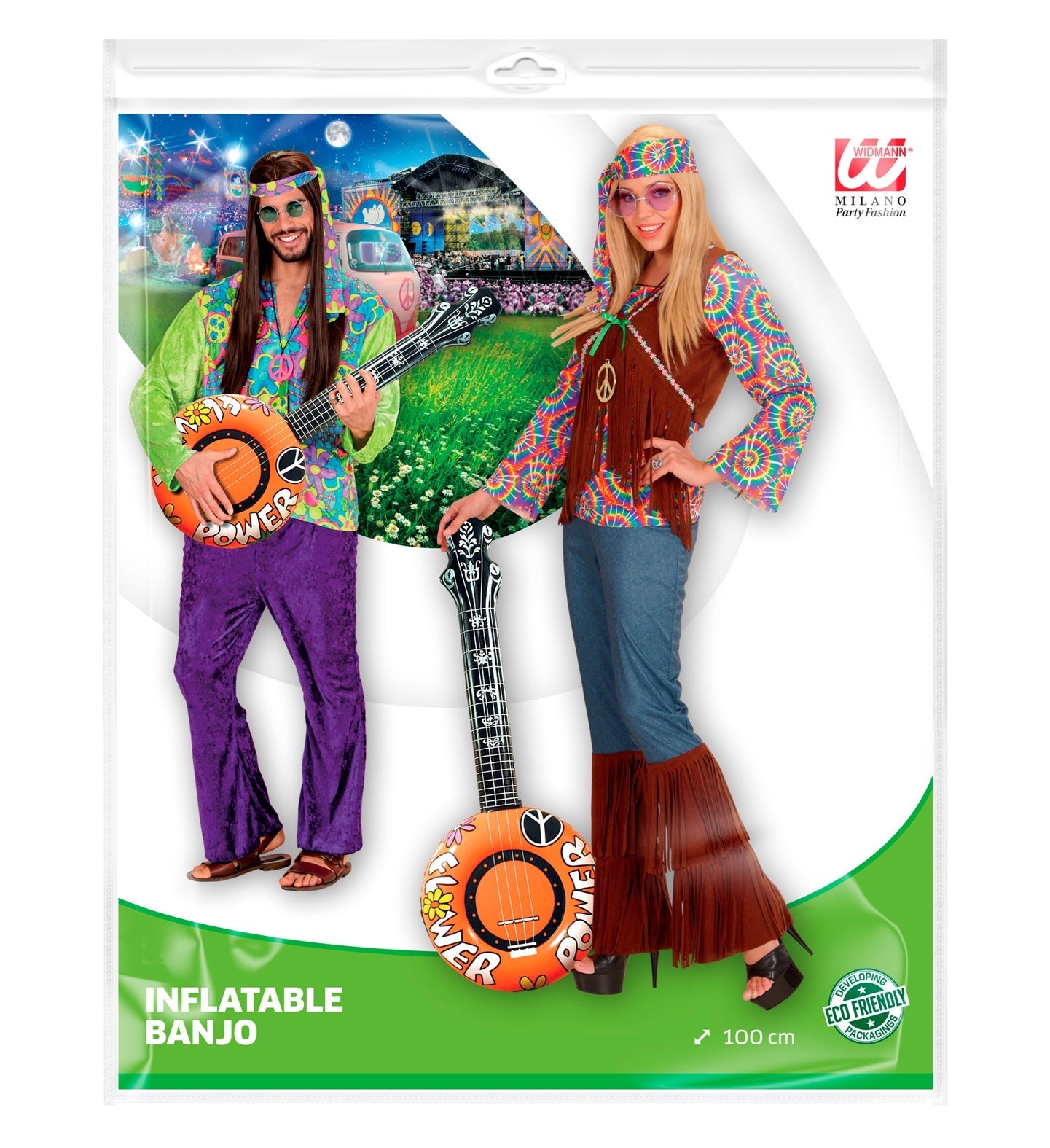 Inflatable Orange Banjo - 100cm