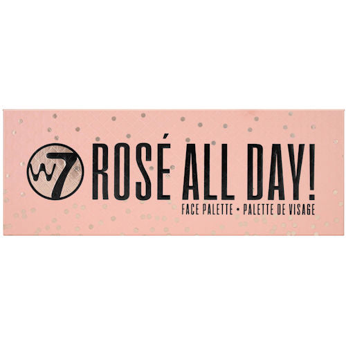 W7 Cosmetics Rose All Day! Eyeshadow Palette - 12 Colour Matte Shimmer Nude Colours Eyes
