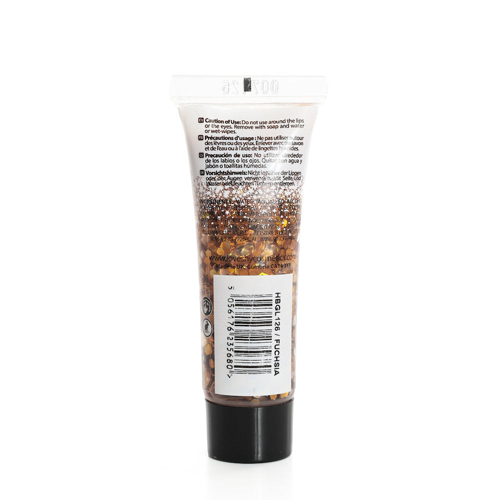 LoveShy Rose Gold Holographic Chunky Glitter Face & Body Gel