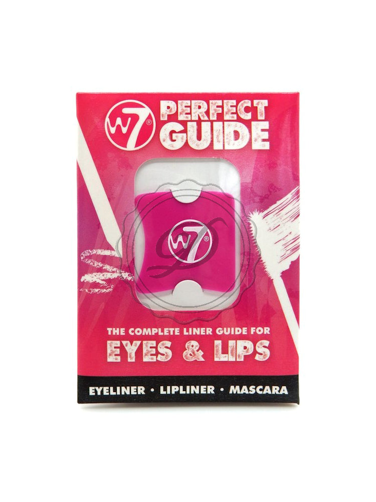 W7 Cosmetics Perfect Guide - Eyes & Lips Template Precision Makeup Tool Easy Application Reusable Shape and Define