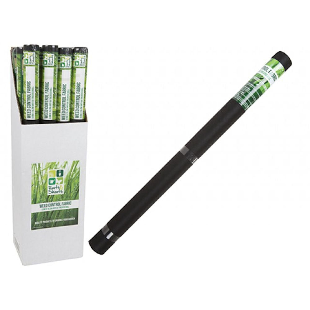 Weed Control Fabric Roll - 0.9m x 15.2m Durable Landscape Barrier Easy Installation Gardening