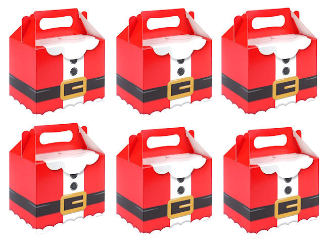 6 Santa Claus Lunch Boxes