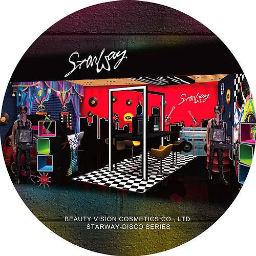 Starway Disco Ice Cream Pressed Powder - Olive Natural Face Makeup Cosmetics Beauty