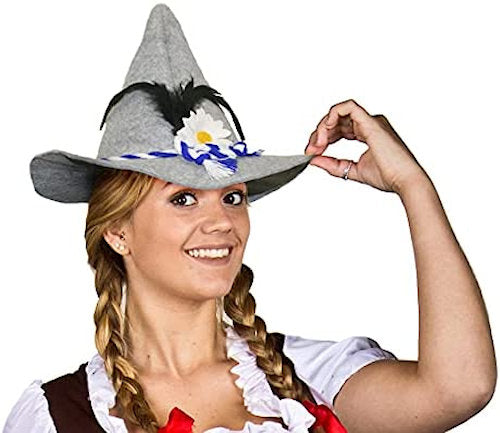 Adult Grey Bavarian Seppel Hat