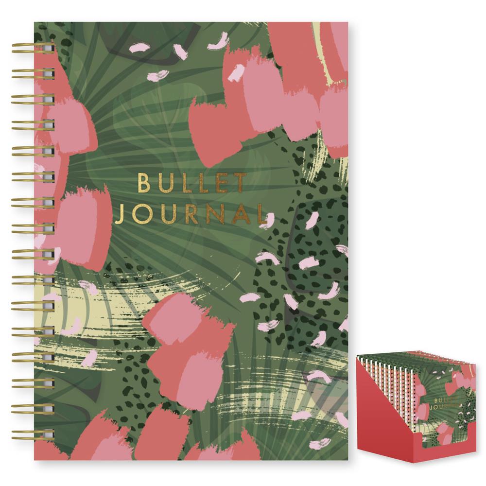 A5 Bullet Journal Notebook - 17cm x 21.5cm Lined Pages Customized Planning Organisation Creativity