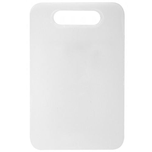 Plastic Chopping Board - Medium Clear 25cm x 15cm Durable Kitchen Essential Hygienic Food Preparation Surface Easy to Clean
