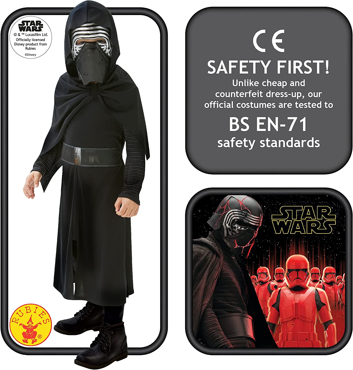 Child Medium Kylo Ren Costume