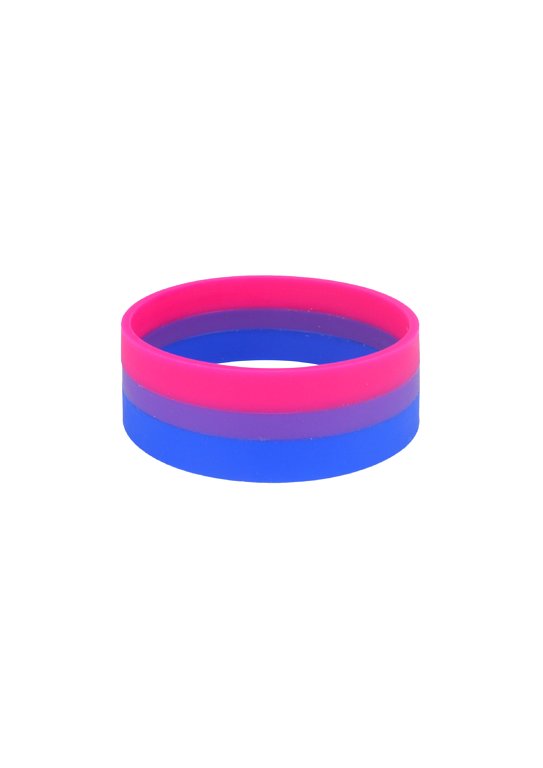 Bisexual Pride Silicone Bracelet