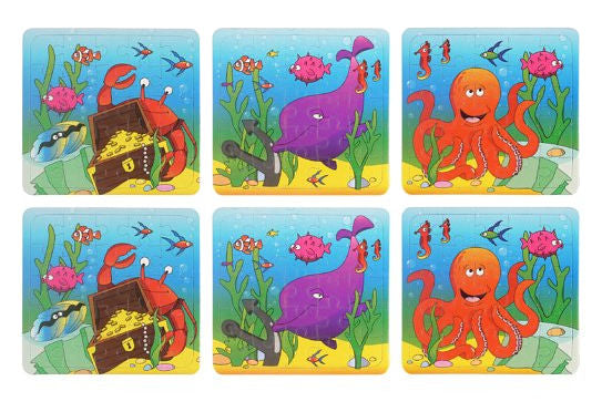 6 Sealife Jigsaw Puzzles