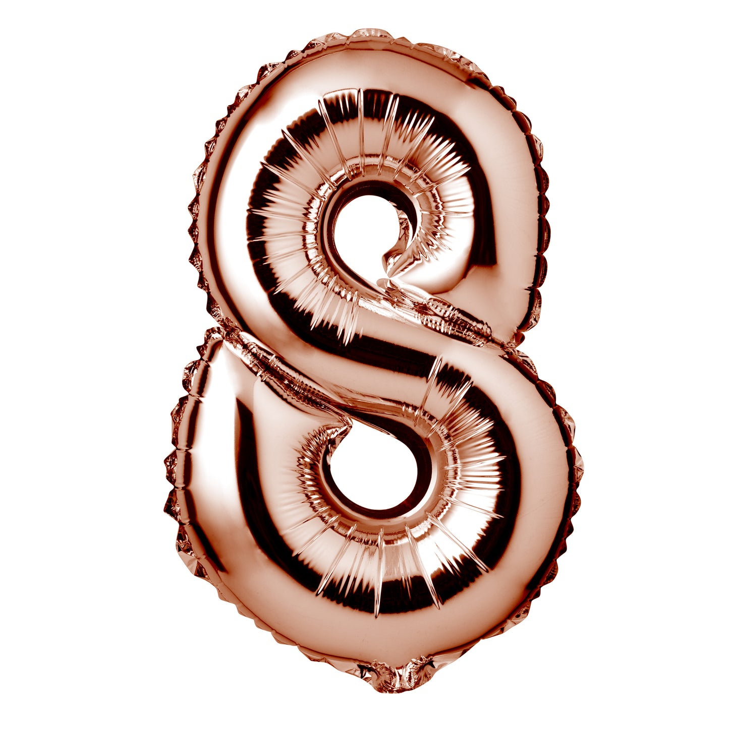 Large Rose Gold Foil "Number 8" Balloon