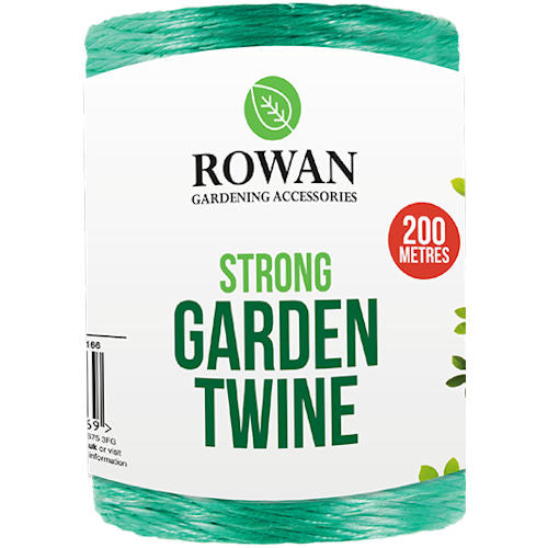 Green Garden Twine - 200m Gardening Plant Tying String Horticultural Rope