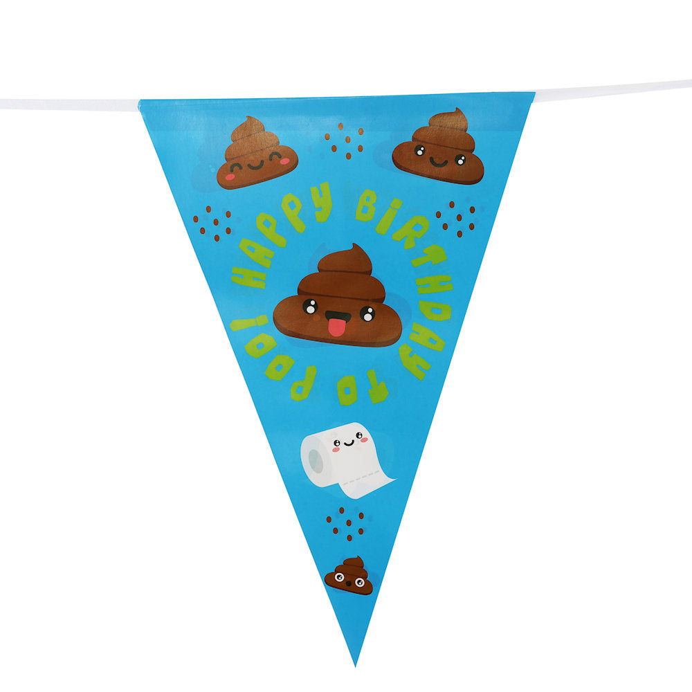 Emoji Poo Hanging 2.7m Party Bunting