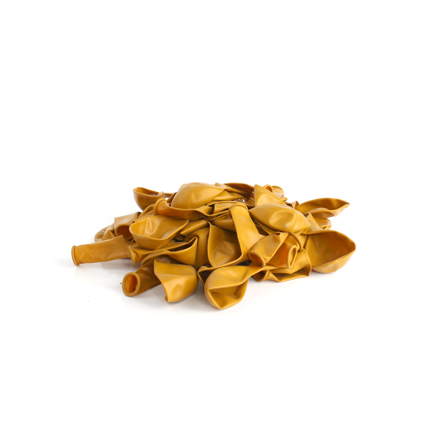 50 Pearlised Champagne Gold 7" Latex Balloons