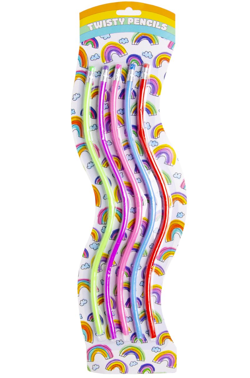 5 Large Bendable Pencils